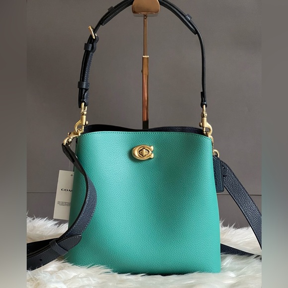 💰SOLD - C3766 - Coach Willow Bucket Bag in Colorblock - Picture 2 of 12